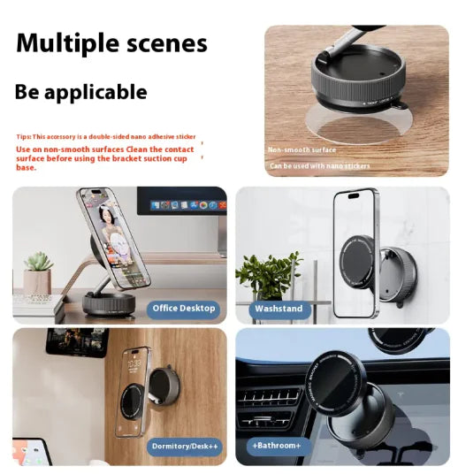 360° Vacuum Magnetic Phone Stand